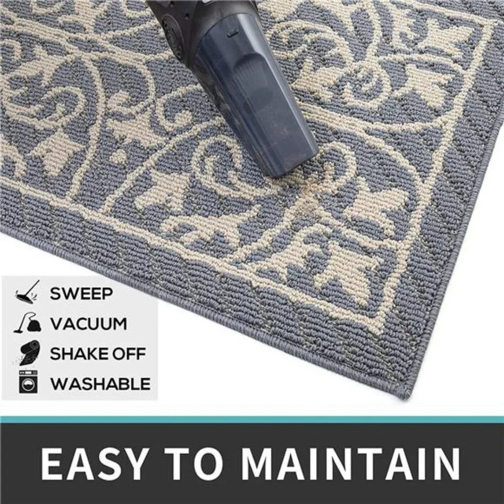 Door Mat Indoor Rugs for Front Entrance Rug Entry Non Slip Washable,19.5